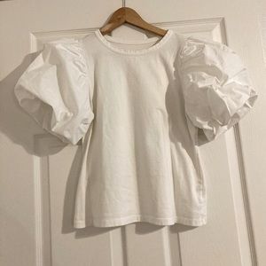 A New Day Preppy Puff Sleeve Tee